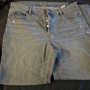 Old Navy Slouchy Straight Jeans Size 14